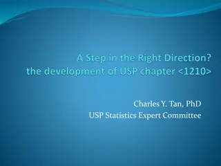 Statistical Tools for Method Validation in USP General Chapter 1210