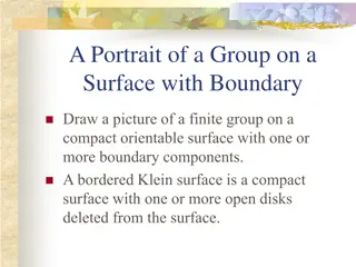 Exploring Finite Groups on Compact Surfaces with Boundaries