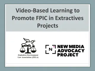 Enhancing Community Engagement Through Video-Based Learning in Extractives Projects