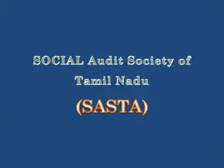 Overview of Social Audit Society of Tamil Nadu (SASTA)