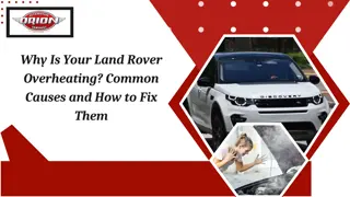 Why Is Your Land Rover Overheating Common Causes and How to Fix Them