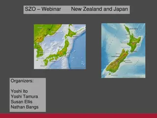 Exploration of Subduction Zones in New Zealand and Japan