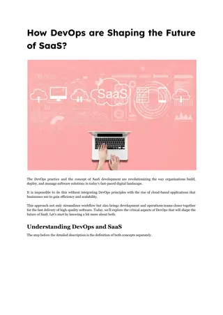 How DevOps are Shaping the Future of SaaS