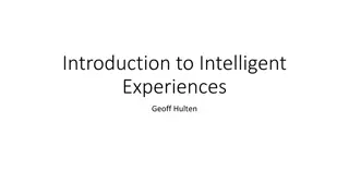 Challenges and Goals of Intelligent Experiences in UX Design