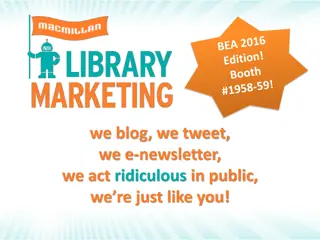 Macmillan Library Marketing Highlights