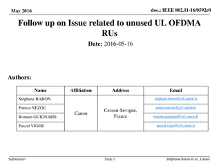 IEEE 802.11-16/0592r0: Follow-up on Unused UL OFDMA RUs