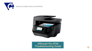 OfficeJet Pro 8720 Troubleshooting Guide