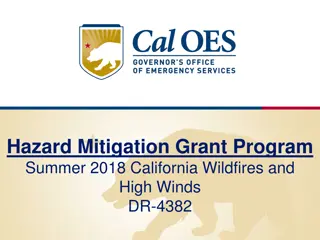 Mitigating California Wildfires: Hazard Mitigation Grant Program Overview