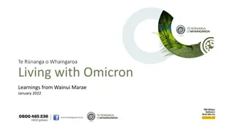 Insights from Te Rūnanga o Whaingaroa's Response to Omicron at Wainui Marae