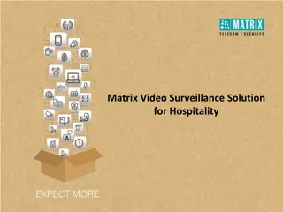 Enhancing Hospitality Security with Matrix Video Surveillance Solutions