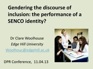 Gendering the Discourse of Inclusion: Exploring SENCO Identity