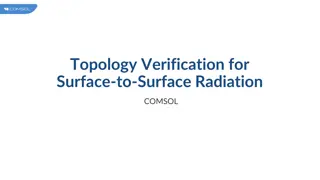 Surface-to-Surface Radiation Verification and Boundary Detection in COMSOL