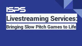 Revolutionizing Slow Pitch Softball with ISPS Live Streaming Services