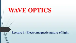 The Electromagnetic Nature of Light in Wave Optics