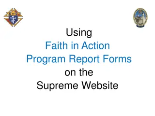 Supreme Website Fraternal Programs Reporting Forms and Links