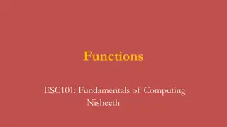 Functions in C Programming