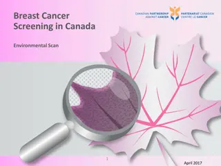 Breast Cancer Screening Programs and Guidelines in Canada