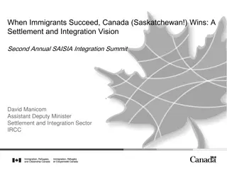 Enhancing Settlement and Integration Vision for Newcomers in Canada