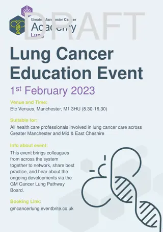 Lung Cancer Education Event - Greater Manchester 2023