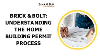 Brick & Bolt - Understanding the Home Building Permit Process