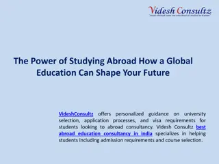 The Power of Studying Abroad How a Global Education Can Shape Your Future