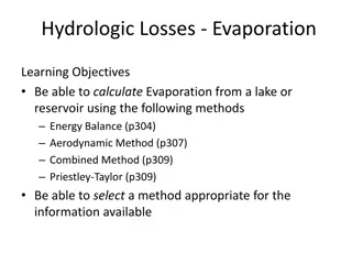 Understanding Evaporation Methods and Implications in Hydrology