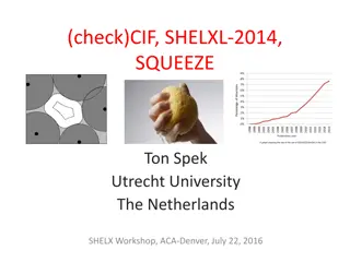 Understanding CIF and SHELXL-2014: Key Concepts Explained