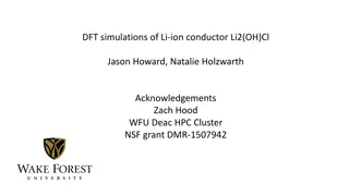 Lithium Ion Conduction in Li2(OH)Cl Through DFT Simulations