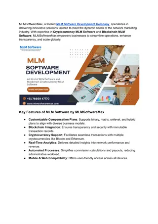 MLM Software by MLM Software Max