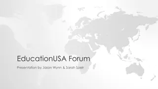 EducationUSA Forum: Connecting Universities with International Students