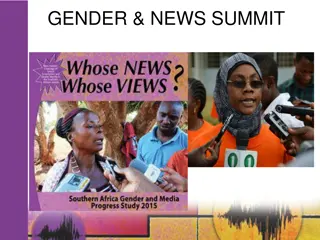 Gender & News Summit: Advancing Women in Media