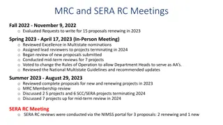 Multistate Review Committee Fall 2022 Meeting Updates