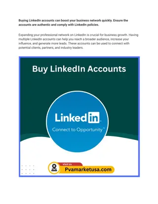 Buying LinkedIn accounts