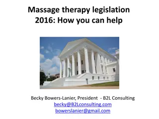 The 2016 Massage Therapy Legislation Changes in Virginia