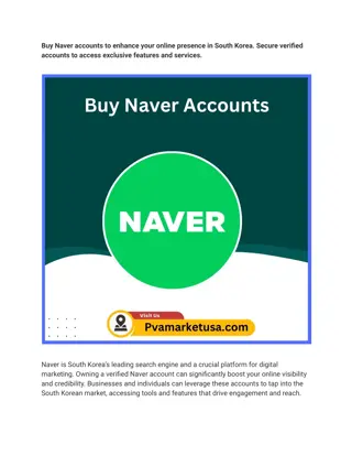 Buy Naver accounts 1