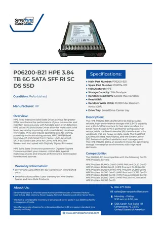 P06200-B21 HPE 3.84TB 6G SATA SFF RI SC DS SSD