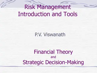 Risk Management Overview and Tools in Financial Decision-Making