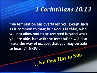 Overcoming Temptation with God's Faithfulness: 1 Corinthians 10:13