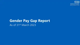 Gender Pay Gap Report Summary as of 31st March 2023