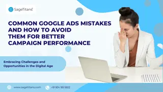 Common Google Ads Mistakes and How to Avoid Them for Better Campaign Performance