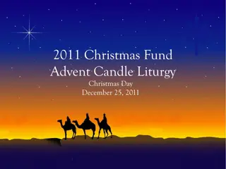 Let Your Face Shine - Psalm 80 Christmas Candle Liturgy