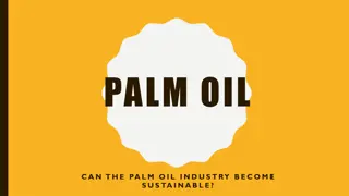 Can the Palm Oil Industry Achieve Sustainability?