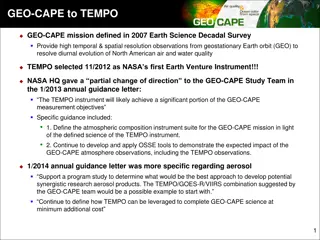 Evolution of GEO-CAPE: Leveraging TEMPO for Atmospheric Observations