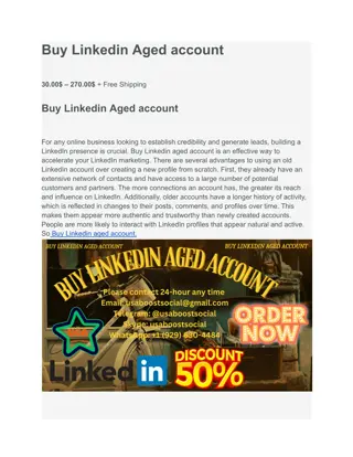 Best 2 Sites to Buy linkedin Accounts in