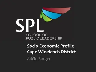 Socio-Economic Profile of Cape Winelands District by Adle Burger