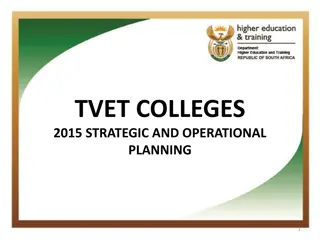 Financial Planning Guidelines for TVET Colleges