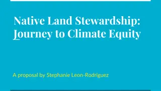 Native Land Stewardship: Path to Climate Equity