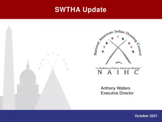 Updates and Reauthorizations in Tribal Housing Programs