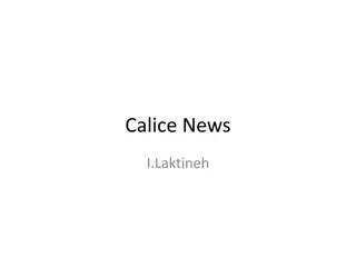 Latest Updates from CALICE and ILC Collaborations