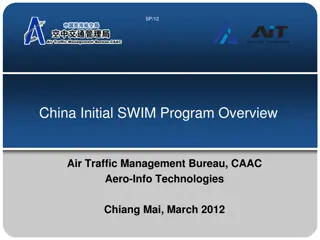 China SWIM Program Overview: Enhancing Air Traffic Management